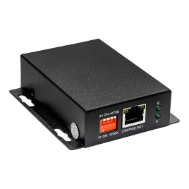 PoE удлинитель/ PoE удлинитель 10M/100M Fast Ethernet на 400м (до 30W).Увеличение расстояния передачи данных + питание на 100м (В режиме "S" - до 400м). Совместим с оборудованием PoE IEEE 802.3af/at. Порты: вх.- 1 x RJ45 (10/100 Base-T), роз. 2.