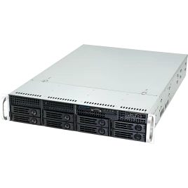 Серверный корпус/ 2U chassis; ATX, Micro-ATX, Mini-ITX MBs; 8 x 3.5''hs + 2 x 3.5'' internal + 2 x 2.'' hs rear; 1200W (1+1); AC-R50 rails