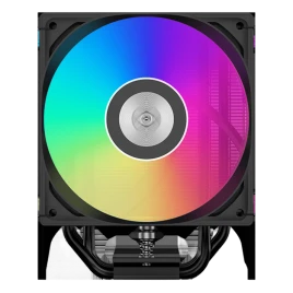 Кулер для процессора/ CPU Cooler PCCooler RT500 Digital ARGB BK (240W, 4-pin PWM, LED temp., 152mm, Al/Cu, 5x6mm, ARGB, 1x120mm, 73.32CFM, 34.9dBA, 2200RPM, S: 1851/1700/1200/115X, AM5/AM4, black)