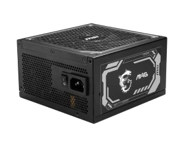 Блок питания ПК/ Power Supply MSI MAG A1250GL PCIE5, 1250W 80+ Gold (ATX, 3.1, PCIe 5.1, Full modular, 1x24(20+4)pin, 2xCPU 8(4+4)pin, 4xPCIe*2 8(6+2)pin, 1x12V-2x6, 15xSATA3, 4xMOLEX4pin, Active, 135x135mm, 150x150x86mm, APFC, black)