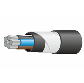 Кабель алюминиевый силовой бронированный АВБШв-0,66 5х16 (ок) ГОСТ