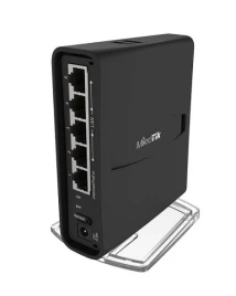 Маршрутизатор/ hAP ac2 Dual-Concurrent 2.4/5GHz AP, 802.11a/b/g/n/ac, Five Gigabit Ethernet ports, USB for 3G/4G support, universal tower case and IPsec hardware encryption support