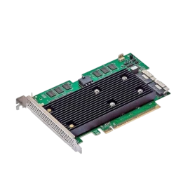 Контроллер/ Broadcom 9670W-16i SGL (05-50113-00003 / 03-50113-00002) , PCIe 4.0 x16, Full Height, 24G SAS/SATA/NVMe, RAID 0,1,5,6,10,50,60, 16port(2x8 SFF-8654), 8GB Cache, SAS4116W ROC, RTL