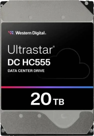 Жесткий диск WD SATA-III 20TB 0B48696 WUH722020CLE604 Ultrastar DC HC555 512E (7200rpm) 512Mb 3.5"