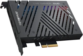 Карта видеозахвата Avermedia LIVE GAMER DUO GC570D внутренний PCI-E x4 [LIVE GAMER DUO GC570D]
