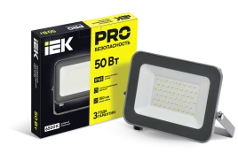 Прожектор СДО 07-50 светодиодный серый IP65 IEK