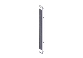 System Electric, серия Uniprom, 1U, 2шт, черный