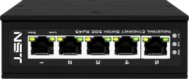Промышленный коммутатор Gigabit Ethernet/ Промышленный коммутатор Gigabit Ethernet на 5GE RJ45 портов. Порты: 5 x GE (10/100/1000Base-T). Встроенная грозозащита 6кВ. Питание: 3 x входа DC9-57V(6W). БП в комплект НЕ входит. Монтаж на DIN-рейку или на стену