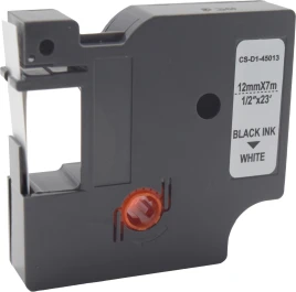 -/ Картридж ленточный Cactus CS-D1-45013 45013 черный/белый для Dymo LM 160, 210D, 280, PnP, 420P, 500 TS; Rhino Pro 6000, 5200, 4200