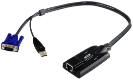 Модуль удлинителя, SVGA+KBD+MOUSE USB,  50 метр., для подкл. комплекта перключат. KN2124v/2140v/4124v/4140v/2116A/2132/4116/4132; KM0532/0932/0032, макс.разреш. 1920 x 1200 , RJ45+HD-DB15+USB A-тип, Female+2xMale, без Б.П., (DDC2B) [KA7170/KA7170-AX]/ USB