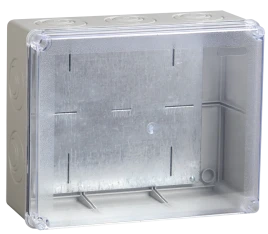 Коробка расп. КМ41346 о/п 240х195х90мм м/пл. IP55 серая IEK