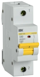 KARAT Авт. выкл. ВА47-150 1P D 80А 15кА IEK