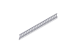 Systeme Electric, серия Excelente, 48U, пластиковые пальцы, однорядный, на две стороны