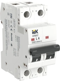 ARMAT Авт. выкл. M06N-DC 2P L 4А IEK