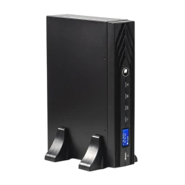 9903 Источник бесперебойного питания SKAT-UPS 1000-RACK-ON-E, 1000ВА, 900 Вт, online, 2U, внешние АКБ, RS 232, USB, EPO, 8хС13, ШхГхВ 440х325х88, масса 7.6 кг