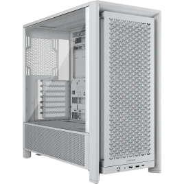 Корпус без блока питания/ Case Corsair Frame 4000D RS, Midi-Tower, TG, 3x120mm, 2xUSB-A 3.2, 1xUSB 3.2 Type-C, E-ATX, ATX, mATX, mITX White
