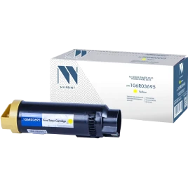 -/ Тонер-картридж NVP NV-106R03695 Yellow для Xerox Phaser 6510/WorkCentre 6515 (4300k)