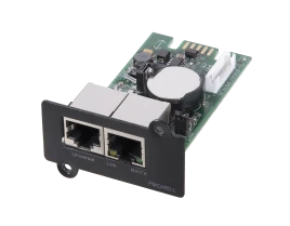 SNMP карта для удаленного управления по сети Ethernet c Английским интерфейсом, 2xRJ45, PowerMaster/ SNMP card ENG