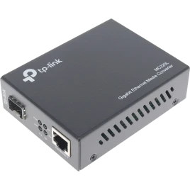 Конвертер/ 10/100/1000Mbps RJ45 to 1000Mbps SFP slot supporting MiniGBIC modules, switching Power Adapter, chassis mountable