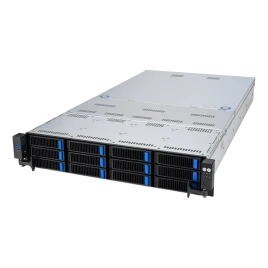 Серверная платформа/ ASUS RS720-E11-RS12U, 2U, 2 x LGA4677,  32 DIMM DDR5, 12=8 x NVMe/SAS*/SATA + 4 NVMe/SATA hs, 2 x M.2 slot, 2 x 10Gbe (X710) RJ45 port,Up to 8 slots PCIe 5.0, 1 x OCP 3.0, 1+1 1600W