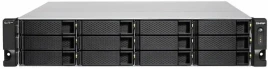 Сетевое хранилище без дисков/ ENTERPRISE QNAP TS-h1887XU-RP-E2334-16G QuTS hero NAS, Xeon E-2334 4C 8T 3.4-4.8GHz, 16 GB ECC DDR4 (1 x 16 GB) up to 128GB (4 x 32 GB), 18-bay (12 x 3.5-inch SATA + 6 x 2.5-inch SATA), 2x10 GbE, 2x2.5 GbE, 3xPCIe Slot (2 x G