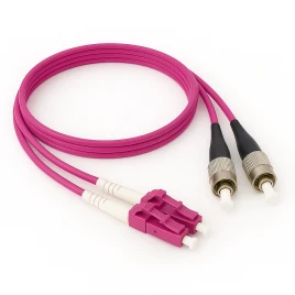 Патч-корд ADVANT ADVOM4-PCD05-LCFC-UU-LM, Duplex, тип волокна: OM4. Разъемы: LC/UPC-FC/UPC. Длина: 5, оболочка: LSZH, диаметр кабеля: 3.0