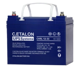 Аккумулятор C.ETALON CHRL 12В 33 А/ч