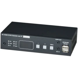 Приёмник/ SC&T HKM02BPR-4K Приемник KVM: HDMI(1.4, до 4K(30Гц), USB, аудио, RS232 и ИК сигналов по Ethernet до 150м (CAT5e/CAT6), поддержка питания устройства по стандарту PoE 802.3af.