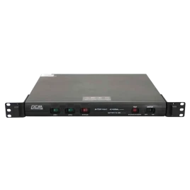 ИБП KIN-600AP, RackMount, линейно-интерактивный, 600 ВA, 480 Вт, вход IEC320 C14, 4 розетки IEC320 C13 с резервным питанием,  1 розетка IEC320 C13 с фильтрацией, USB, RS-232, защита RJ45, PF 0.8, ШхГхВ 377х362х44мм, 9.4 кг/ Powercom KIN-600AP RM USB