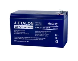 Аккумулятор А.ETALON AHRX 12В 9 А/ч 36W
