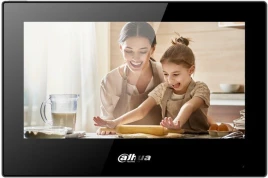 Монитор видеодомофона IP DAHUA 7 дюймовый черный DHI-VTH5321GB-W