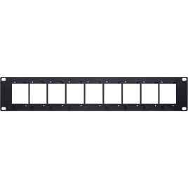 Панель/ SC&T TPN009 Панель для стойки 19" под установку TTA111VR, TTA111VТ, CD102, 9мест.