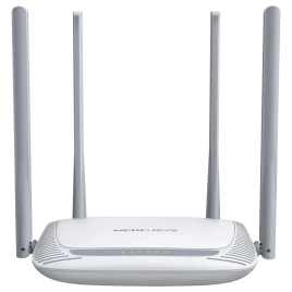 Маршрутизатор/ N300 Wi-Fi router, 2.4 GHz, 1 WAN port 10/100Mbps + 3-port LAN 10/100 Mbps, 4 fixed antenna