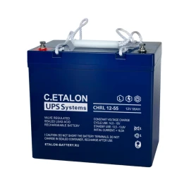 Аккумулятор C.ETALON CHRL 12В 55 А/ч