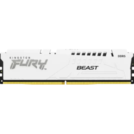 Память оперативная/ Kingston 32GB 5200MT/s DDR5 CL40 DIMM FURY Beast White XMP
