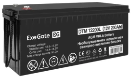 Батарея аккумуляторная Exegate DTM 12200L