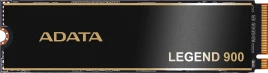Твердотельный накопитель/ ADATA SSD LEGEND 900, 2048GB, M.2(22x80mm), NVMe 1.4, PCIe 4.0 x4, 3D NAND, R/W 7000/5400MB/s, IOPs н.д./н.д., TBW 1200, DWPD 0.06, with Heat Sink (5 лет)