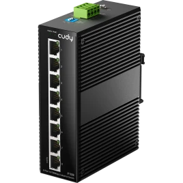 Промышленный коммутатор/ 8-Port 10/100M Aluminum Industrial Switch, 8 10/100M Ports, Din-Rail& Wall mounts installation, Din-rail design, Power supply: DC 9.6~57Vwork temperature:-40°C-75°C, Power Adapter Not Included
