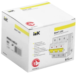 KARAT Авт. выкл. ВА47-150 3P D 80А 15кА IEK