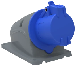 Розетка стационарная ССИ-113 16А-6ч/200-250В 2Р+РЕ IP44 MAGNUM ИЭК