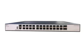 Коммутатор/ Управляемый L3 коммутатор, 24х10GBase-X SFP+, 2х100GBase-X QSFP28, консольный порт RJ-45, комплект для установки в 19" стойку