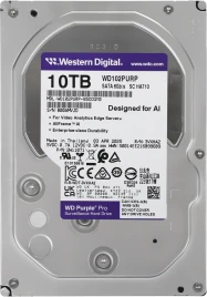 Жесткий диск/ HDD WD SATA3 10Tb Purple Pro 7200 512Mb 1 year warranty