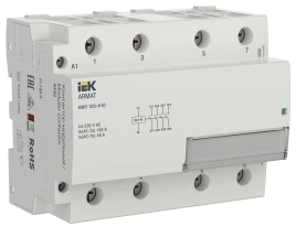 ARMAT Контактор модульный KMR 100А 230В AC 4НО IEK