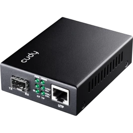 Медиаконвертер/ 10/100/1000M SFP Slot to 10/100/1000M PoE+ Port, IEEE 802.3at/af