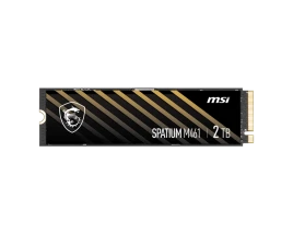 MSI SSD SPATIUM M461, 2000GB, M.2(22x80mm), NVMe, PCIe 4.0 x4, 3D TLC, R/W 5000/4200, IOPs 680 000/880 000, TBW 450, DWPD 0.12 (5 лет)