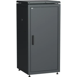 ITK Шкаф сетевой 19" LINEA N 18U 600х800 мм металлическая передняя дверь черный