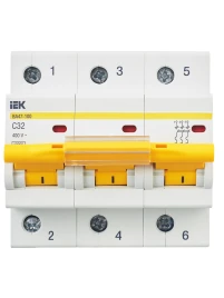 KARAT Авт. выкл. ВА47-100 3P C 32А 10кА IEK