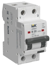 ARMAT АВДТ B10N 2P B20 300мА тип A IEK