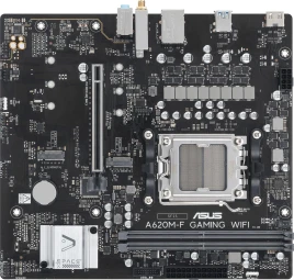 Материнская плата Asus A620M-F GAMING WIFI SocketAM5 AMD A620 2xDDR5 mATX AC`97 8ch(7.1) 2.5Gg RAID+HDMI