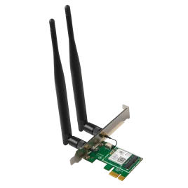 Адаптер Wi-Fi/ "Сетевой PCIe Адаптер  AX3000 Wi-Fi 6 Bluetooth 5.0 PCIe